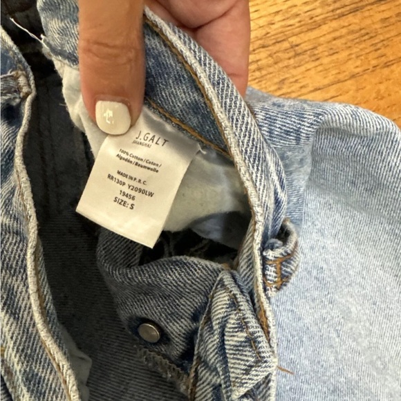 J.Galt Women’s Jeans Denim Pants Button Fly Shanghai Size Small - Picture 4 of 6